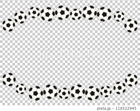 サッカーのフレーム サッカーのフレーム 118522945