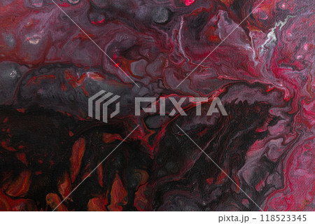 赤色と黒色の背景 118523345