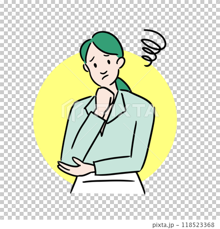 悩むビジネスウーマン 悩むビジネスウーマン 118523368