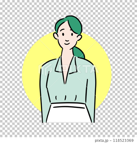 Young smiling business woman Young smiling business woman 118523369
