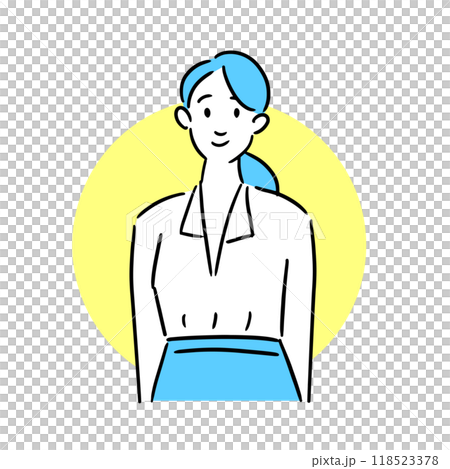 若い笑顔のビジネスウーマン 118523378