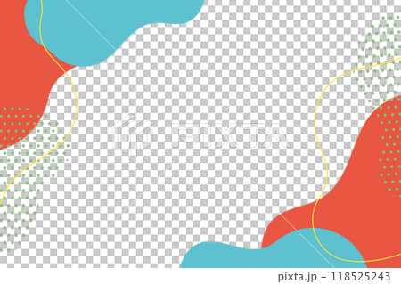 Abstract Pop Frame 118525243