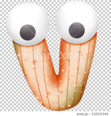 pumpkin alphabets and numbers 118525348