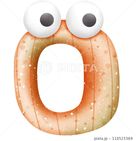 pumpkin alphabets and numbers 118525369