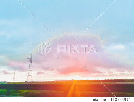 虹色の日の出 118525994