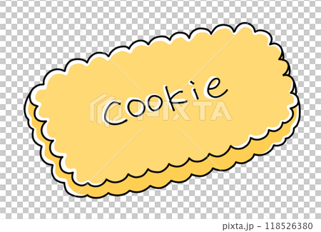 Simple rectangular cookies with a solid color Simple rectangular cookies with a solid color 118526380