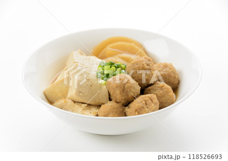 豆腐と鶏団子の煮物 豆腐と鶏団子の煮物 118526693