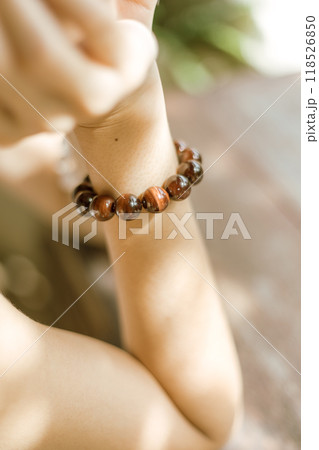 Gemstone beaded bracelet. Energy crystals, healing stone jewelry. 118526850