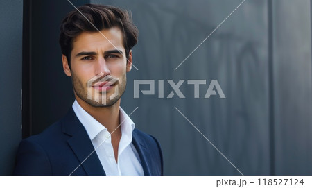 Refined Professional in Dark Suit Refined Professional in Dark Suit 118527124