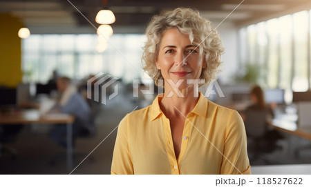 Expert SEO Strategist, Confident Middle-Aged Businesswoman 118527622