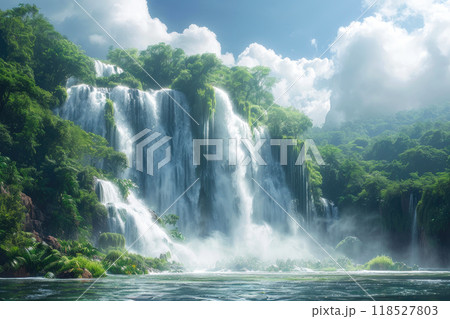 Majestic Iguazu Falls: Nature's Grand Symphony 118527803