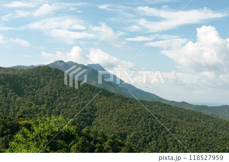 View point of Mountain and Kwan Phayao Lake 118527959