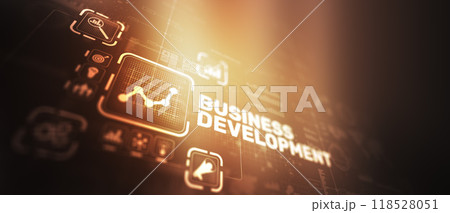 Business Development Abstract 3d background 118528051