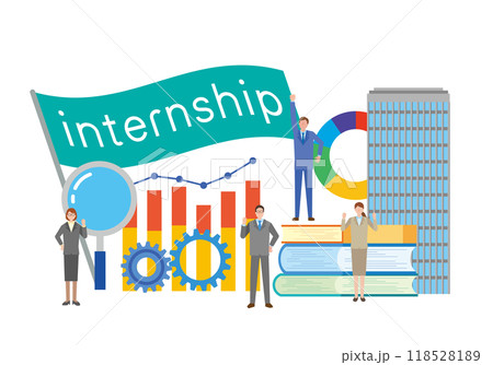インターンシップのイメージイラスト 118528189