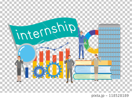 インターンシップのイメージイラスト 118528189