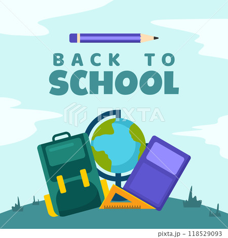 Back to school vector design illustration 118529093