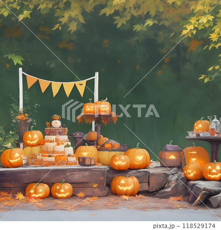 秋のハロウィンパーティー! 秋のハロウィンパーティー! 118529174