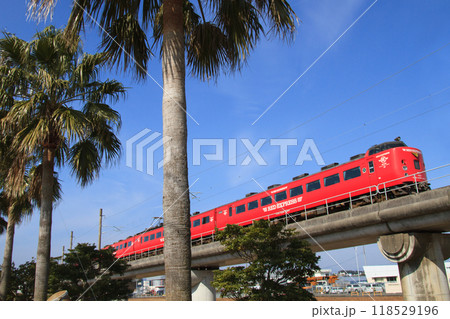 南国の特急列車(JR九州 485系レッドエクスプレス) 南国の特急列車(JR九州 485系レッドエクスプレス) 118529196
