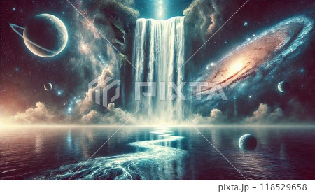 滝のイメージイラスト 滝のイメージイラスト 118529658