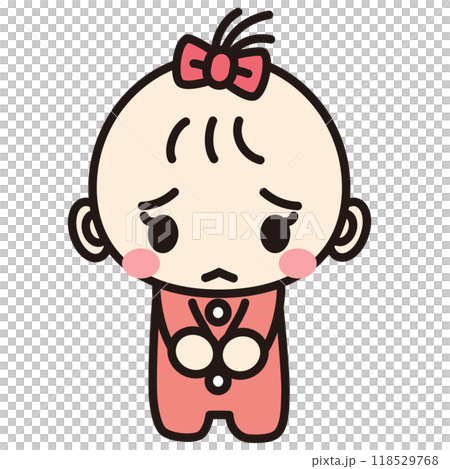 女嬰鞠躬道歉 118529768