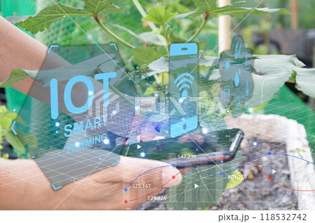 Ideas for using AI and smart farming agricultural technology precision agriculture Ideas for using AI and smart farming agricultural technology precision agriculture 118532742