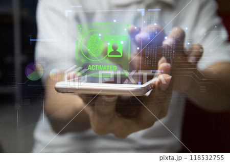 safety protection concept Using the control code Using biometric verification High level of protection 118532755