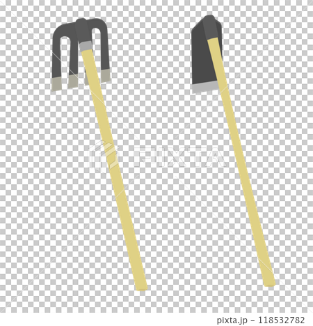 鍬のイラスト 118532782
