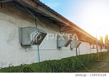 picture of large air vents Ventilation vents reduce heat. picture of large air vents Ventilation vents reduce heat. 118533126