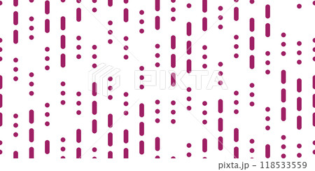 Bordo vertical dashed line with rounded corners of morse sos code as seamless pattern on white bg 118533559