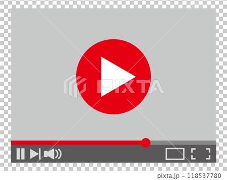 影片播放畫面插畫素材2 影片播放畫面插畫素材2 118537780
