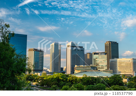 大阪ビジネスパーク 大阪城内からの景観 大阪ビジネスパーク 大阪城内からの景観 118537790