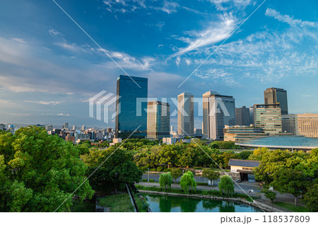 大阪ビジネスパーク　大阪城内からの景観 118537809