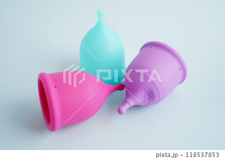 Menstrual cup for women hygiene menstrual period cycle protection. 118537853