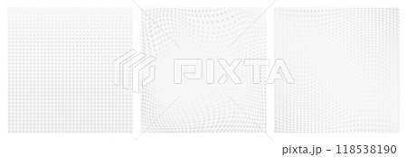 Halftone gradient square background 118538190