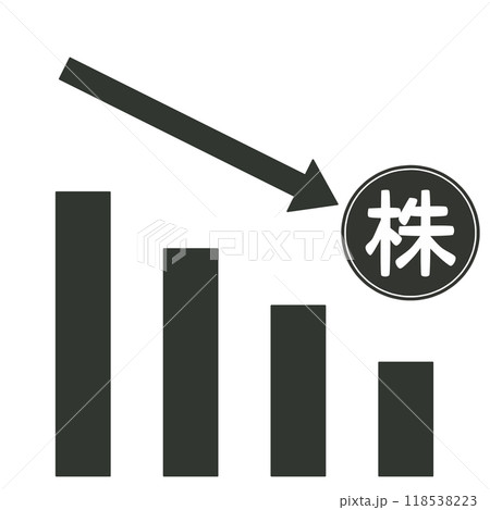 株高株安のグラフ 株高株安のグラフ 118538223