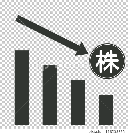 株高株安のグラフ 株高株安のグラフ 118538223