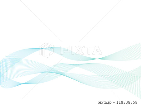 ラインウェーブ グラフィック 背景素材 ラインウェーブ グラフィック 背景素材 118538559