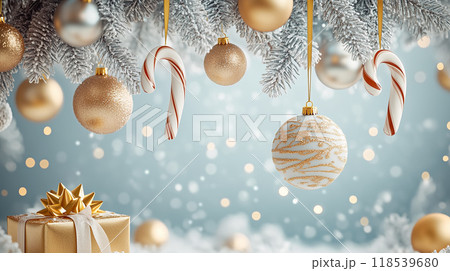 楽しいクリスマス背景 118539680