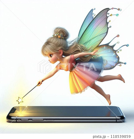 壊れたスマホを妖精が直してくれた 壊れたスマホを妖精が直してくれた 118539859