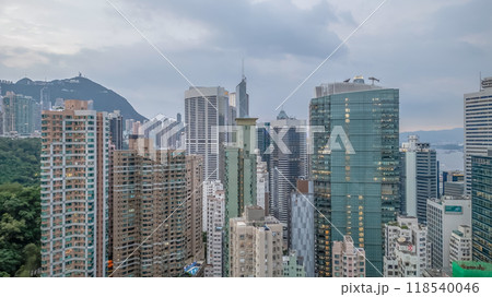 Commercial and Residential Area at Wan Chai, hk Sept 13 2024 Commercial and Residential Area at Wan Chai, hk Sept 13 2024 118540046