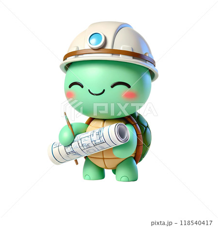 3D engineer turtle  118540417