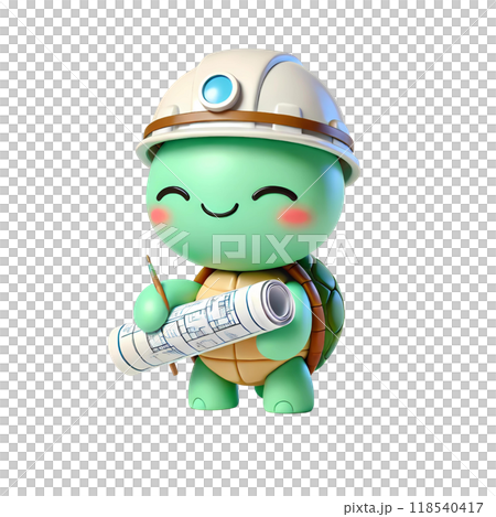 3D engineer turtle  118540417