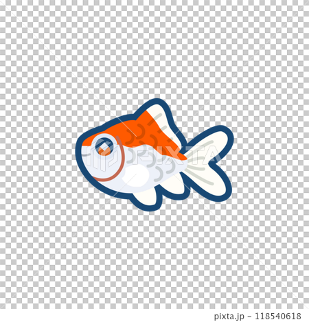 可愛的金魚(莊內金魚)的插圖 可愛的金魚(莊內金魚)的插圖 118540618