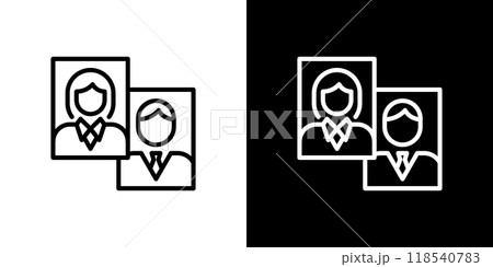 就職活動のシンプルなベクターアイコン 118540783