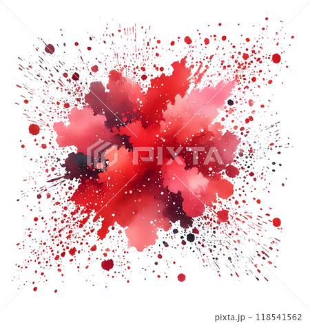 color sp[lashing on white background  118541562