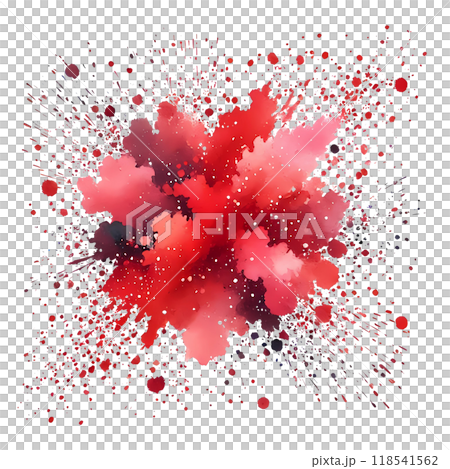 color sp[lashing on white background  118541562