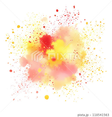 color splashing on white background  118541563