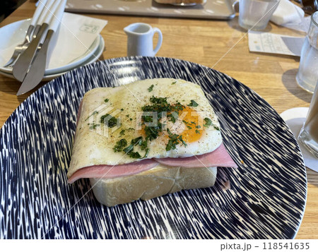 モーニングカフェのおいしいチーズトースト 118541635