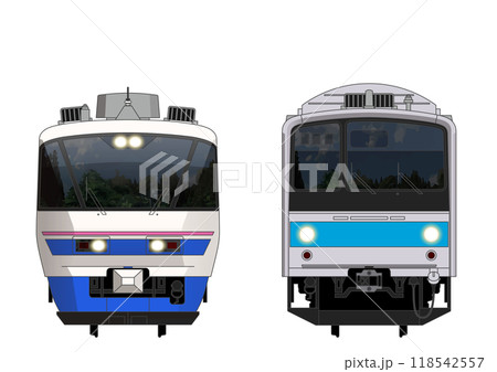 京都の列車No.6_485系2000番台 / 205系 118542557