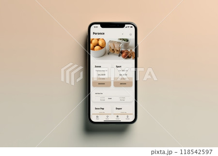 CloseUp of a Phone Displaying an Online Shopping Concept.Generated image 118542597